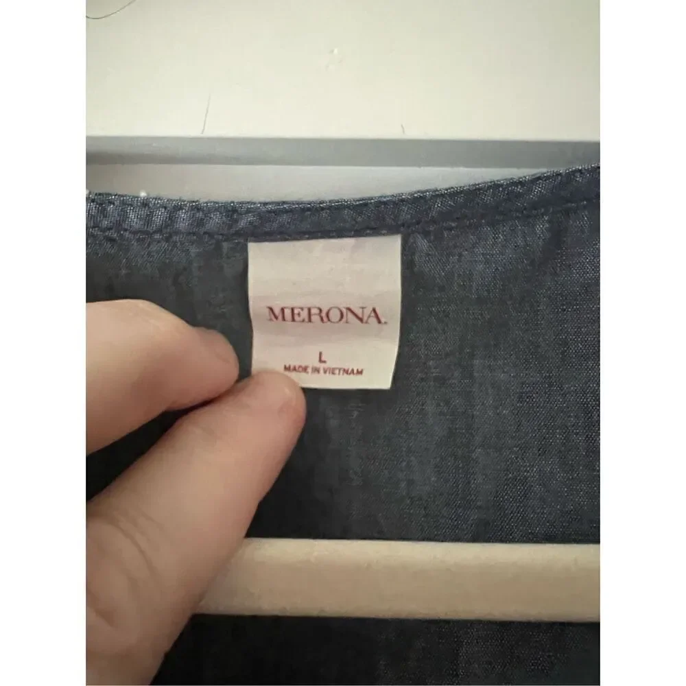 Merona Blue coverup 100% cotton